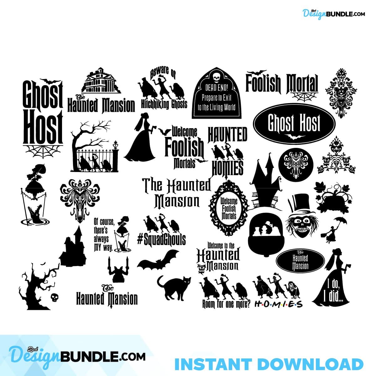 The Haunted Mansion Svg The Haunted Mansion Svg Bundle Halloween