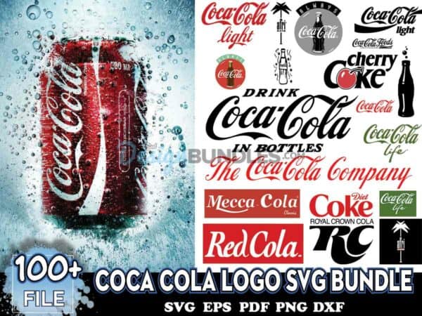 100+ Coca Cola Bundle Svg, Trending Svg, Cola Logos Svg