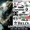 180 Files Logo Bundle Svg, Brand Logo Svg, Logo Bundle