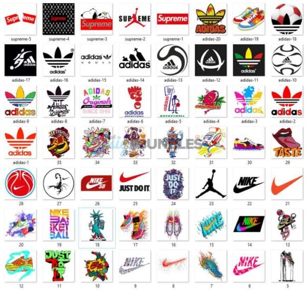 250 Brand Logo Svg Bundle Adidas Svg Nike Svg 2