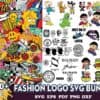 250+ Fashion Logo Svg Bundle, Brand Logo Svg, Famous Brand Svg