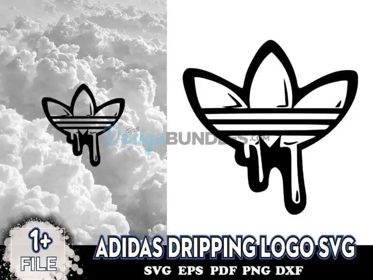 Adidas Dripping Logo Svg