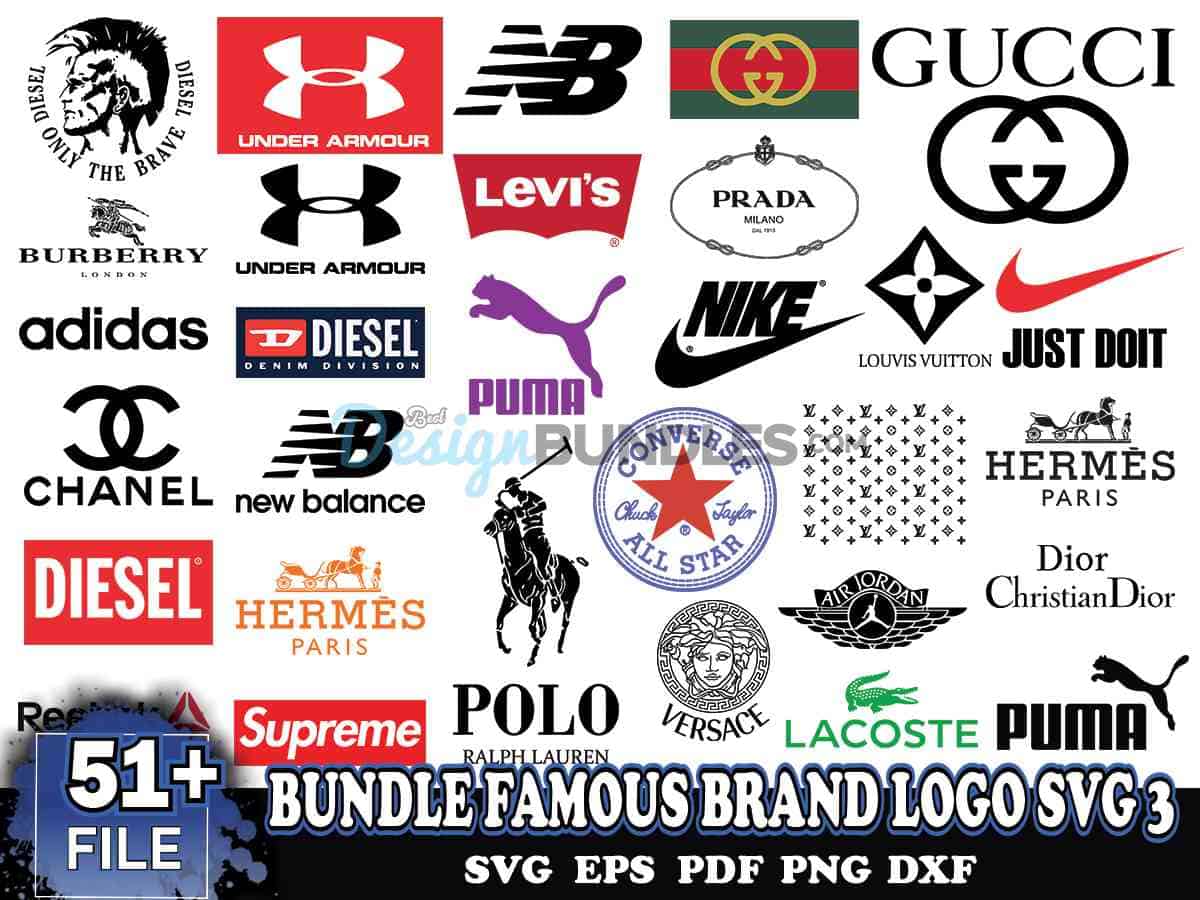 Bundle Famous Brand Logo Svg 3, File For Cricut » BestDesignBundle