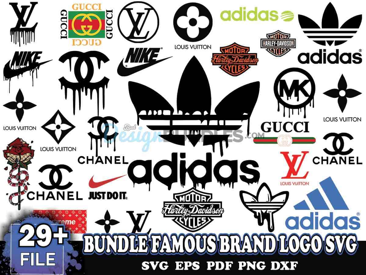 Bundle Famous Brand Logo Svg, File For Cricut Instant Download ...