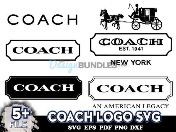 Coach Logo Svg, Brand logo Svg, Logos Svg