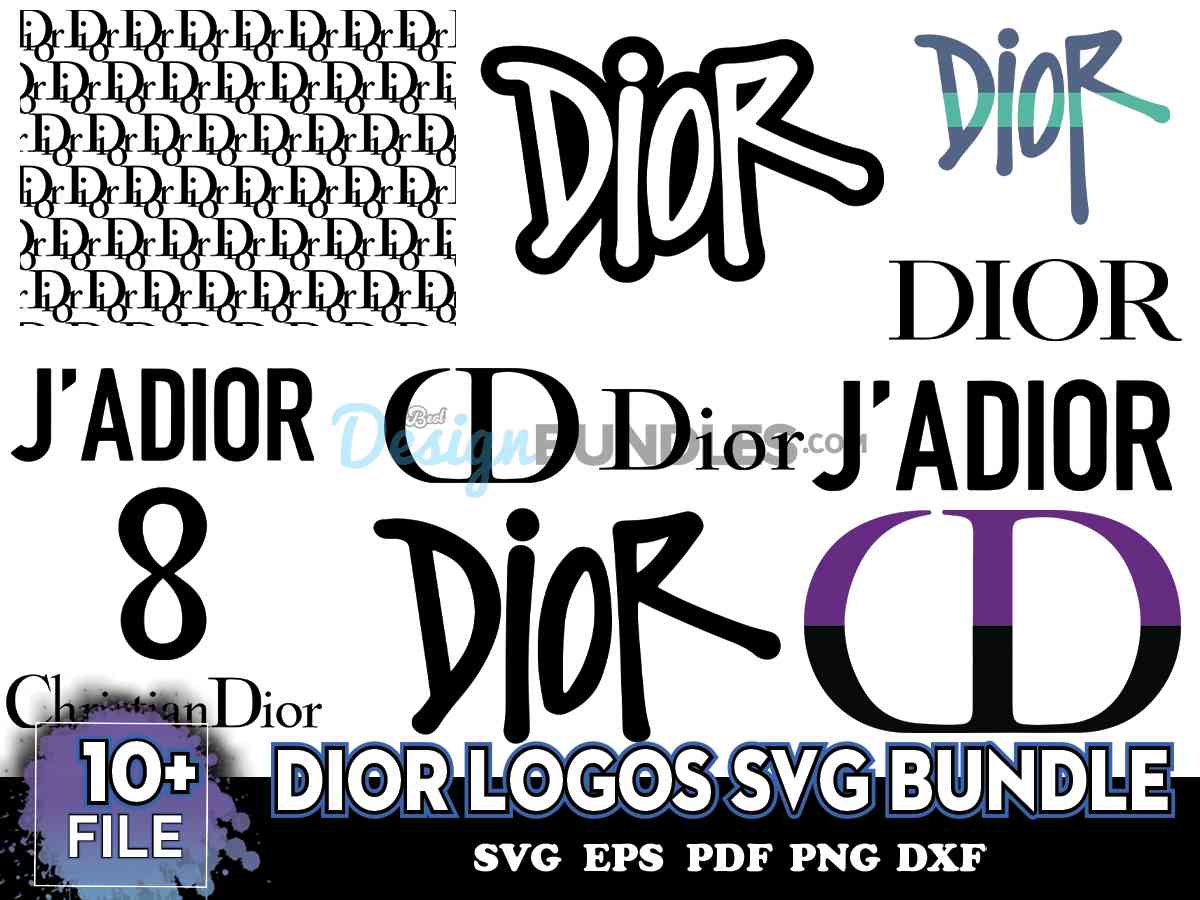 Dior Logos Svg Bundle, Dior Svg, Christian Dior Svg, Dior Logo Svg ...