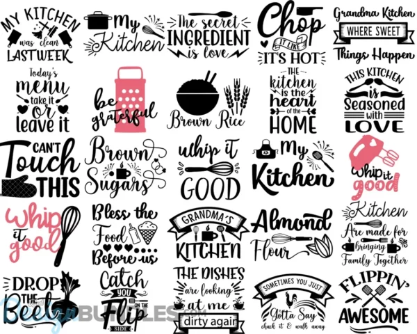 Farmhouse SVG Kitchen Kitchen Quotes SVG Files Kitchen Funny SVG Cut File 4