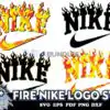 Fire Nike Logo Svg