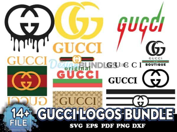 Gucci Logos Bundle, Gucci Svg, Gucci Logo Svg, Original Gucci Svg ...