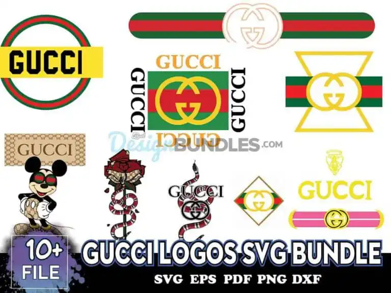 Gucci Logos Svg Bundle