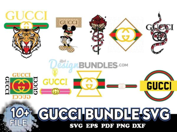 Gucci bundle svg, Gucci logo svg, Gucci bundle svg, Brand logo svg