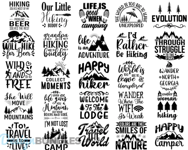 Hiking SVG Bundle, Take a Hike SVG, Hiker SVG