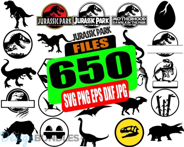 Jurassic Park SVG, Dino SVG, Jurassic Park Birthday SVG, Jurassic font svg, dinosaur svg, cut file, cricut file, png file (1)
