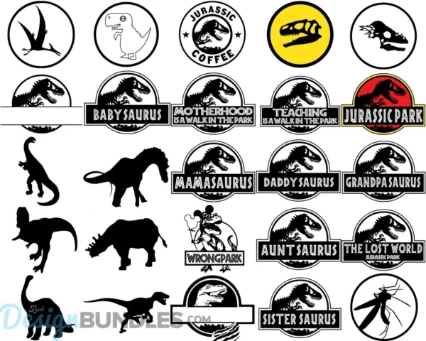 Jurassic Park SVG Dino SVG Jurassic Park Birthday SVG Jurassic font svg dinosaur svg cut file cricut file png file 4