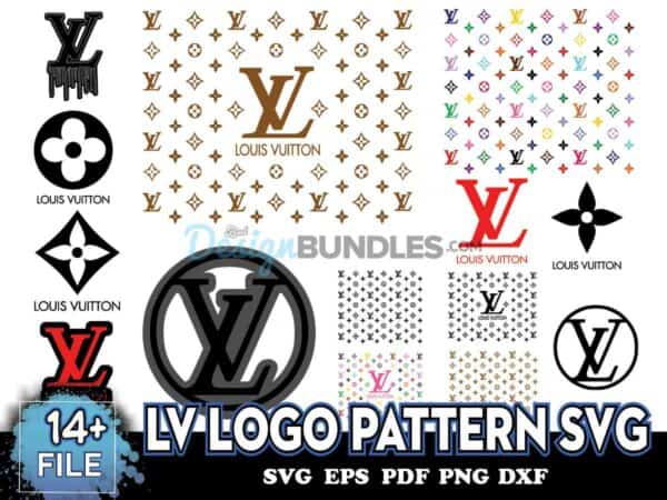 LV Logo Pattern Svg, Bundle Logo Svg, LV Pattern Svg, LV Logo Bundle ...