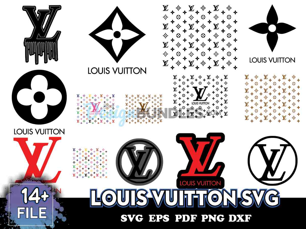 Louis Vuitton Svg, LV Bundle, Brand Logo Svg, Louis Vuitton Pattern ...