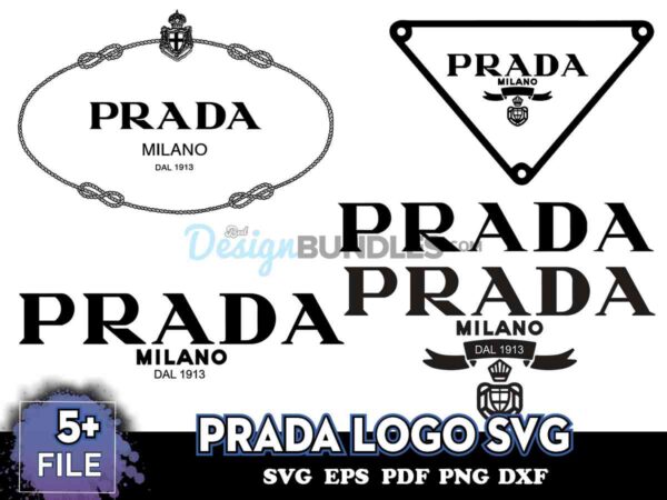 Prada Logo Svg, Brand Logo Svg, Prada Brnad Svg, Logos Svg Instant ...