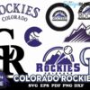 10 FILE Colorado Rockies Svg Bundle