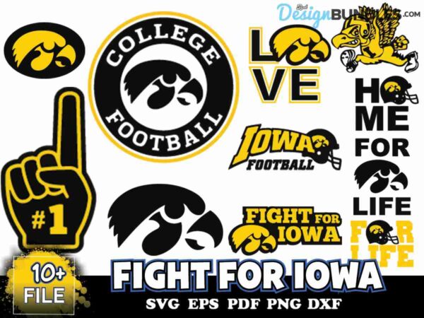 10+ FILE FIGHT FOR IOWA Svg Bundle