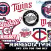 10 FILE Minnesota Twins Bundle Svg 100x100