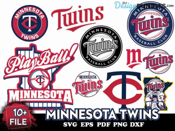 10+ FILE Minnesota Twins Bundle Svg
