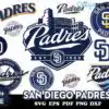 10+ FILE San Diego Padres Svg Bundle