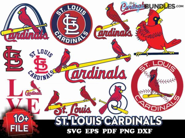 10+ FILE St. Louis Cardinals Svg Bundle