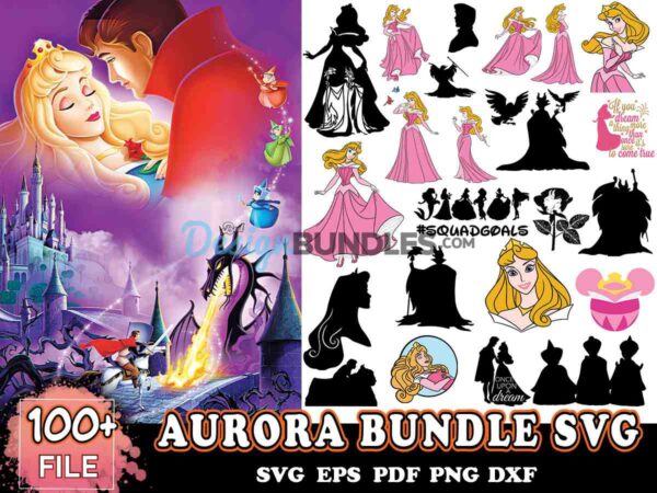 100+ Aurora Princess Bundle Svg, Disney Svg, Aurora Svg