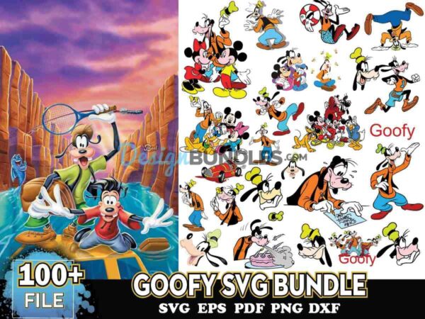 100+ Mega Bundle Goofy Svg, Cartoon Svg, Cute Dog Svg