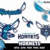 11 FILE Hornets Svg Bundle
