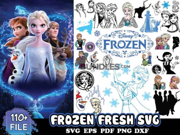 110+ Frozen Fresh Svg, Disney Svg, Frozen Fresh Svg Instant Download ...