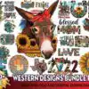 120 Files Western Designs Bundle Png