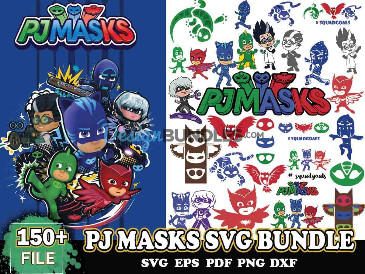 150 Files Pj Masks Svg Bundle Cartoon Svg Pj Masks Svg Instant Download Bestdesignbundle 0132