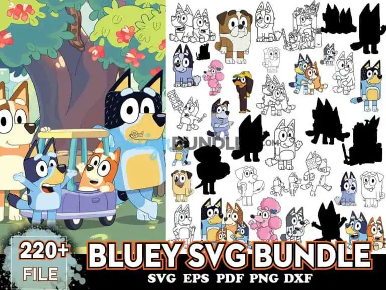 Bluey Bundle Svg
