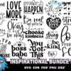 20 Files Inspirational Bundle Svg Quotes Svg Be Kind Png 100x100