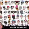 200 Files Baby Doll Bundle Svg