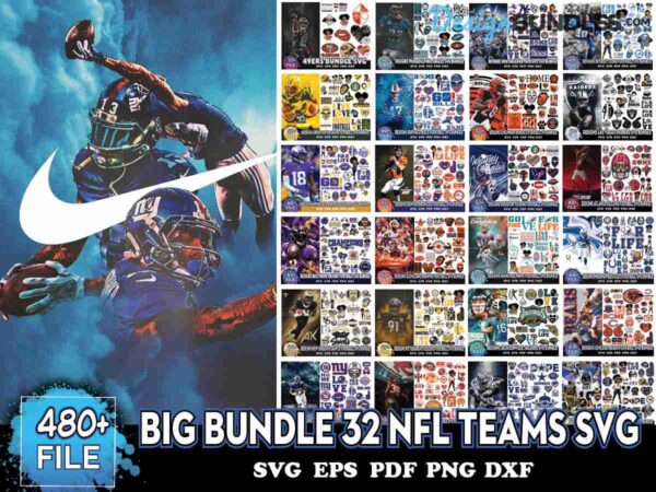 2500+ Files NFL Team Bundle Svg, Sport Svg, NFL Team Svg, NFL Team Logo