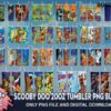 30 Designs Scooby Doo 20oz Tumbler PNG Bundle Tumbler Sublimation