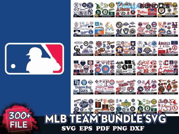 300+ Files MLB Team Bundle Svg, Sport Svg, MLB Team svg, MLB Team Logo