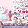 300+ Marie Cat Bundle Svg