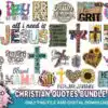 36 Files Christian Quotes Bundle Png