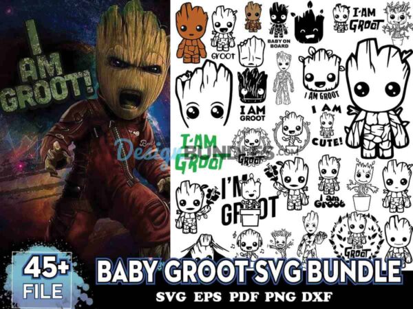 45+ Files Baby Groot Svg Bundle, Baby Groot Svg Instant Download ...