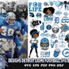 49 Designs Detroit Lions Football Svg Bundle Lions Football Svg