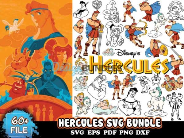 60+ Files Hercules Svg Bundle Files For Cricut, Disney Svg