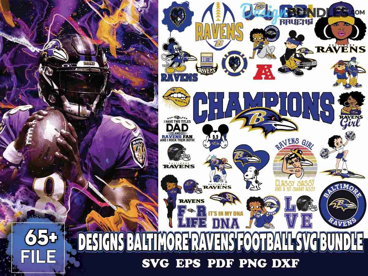 65+ Designs Baltimore Ravens Football Svg Bundle, Ravens Girl Svg ...