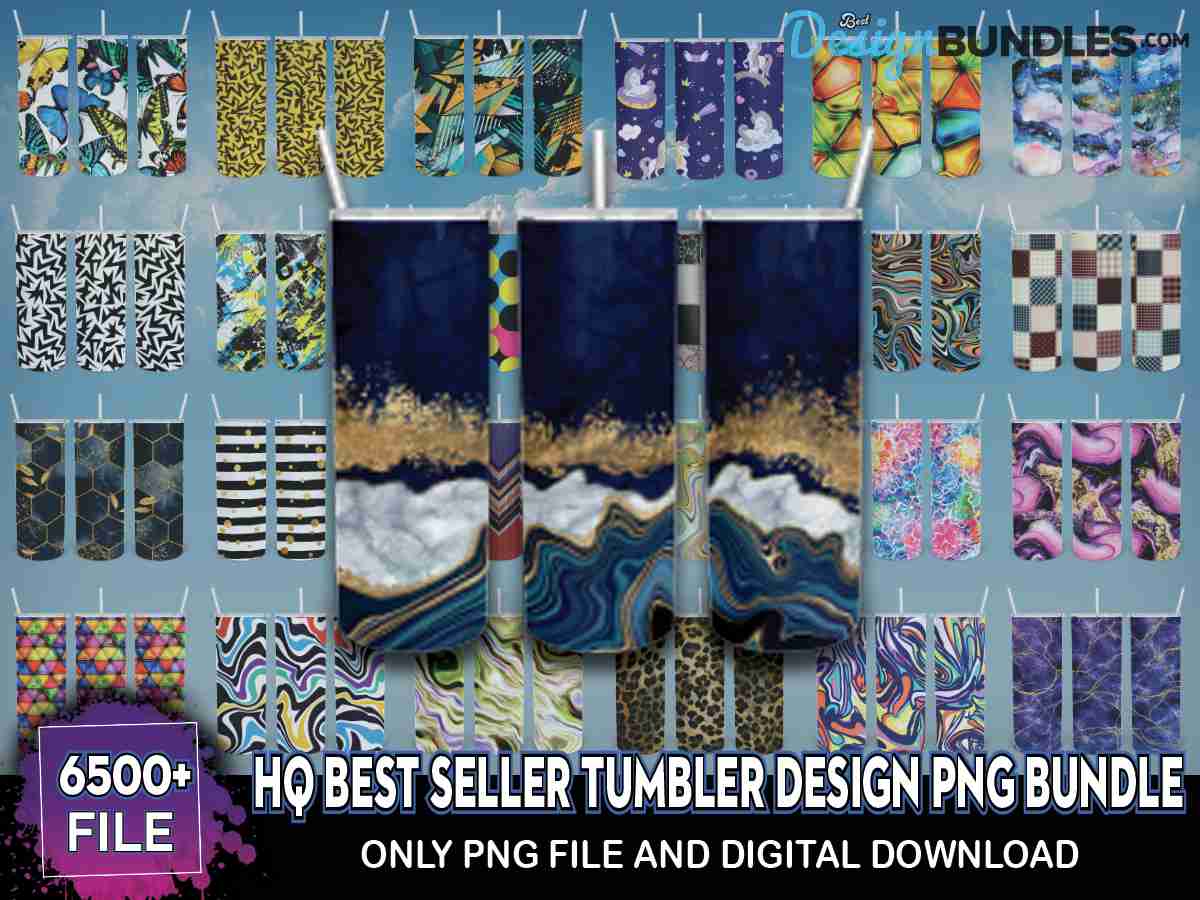 6500+ HQ Best Seller Tumbler Design Png Bundle Instant Download ...