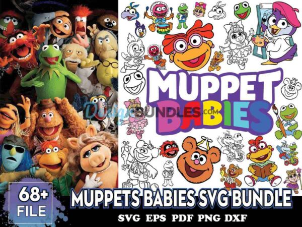 68 Files Muppets Babies Svg Bundle, Muppets svg