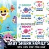 8 Baby Shark Family Svg Cute Shark Svg Shark Shirt Svg 1