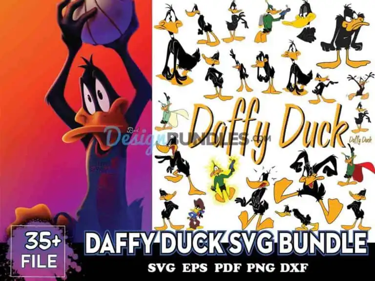 Daffy Duck Svg Bundle