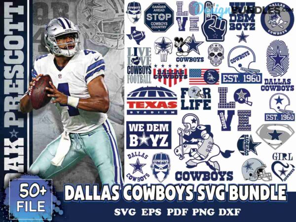 Dallas Cowboys Svg Bundle, Cowboys Logo Svg, NFL Svg, Football Svg